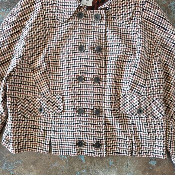 CABI Showroom Jacket Blazer Size L New Houndstooth #4678 Fall ‘24 Old Money - Picture 6 of 11
